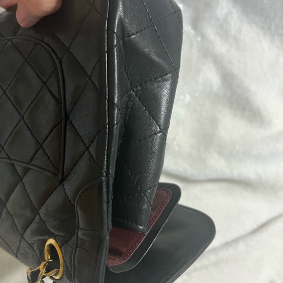 Vintage Black Chanel mini Double Flap - Picture 7 of 14